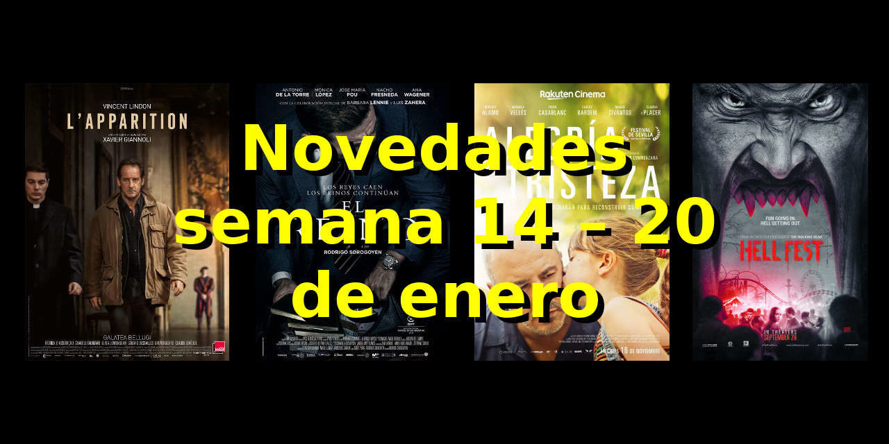Novedades en DVD y BR para la semana del 14 – 20 de enero