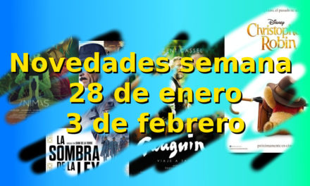 Novedades en DVD y BR para la semana del 28 al 3 de febrero