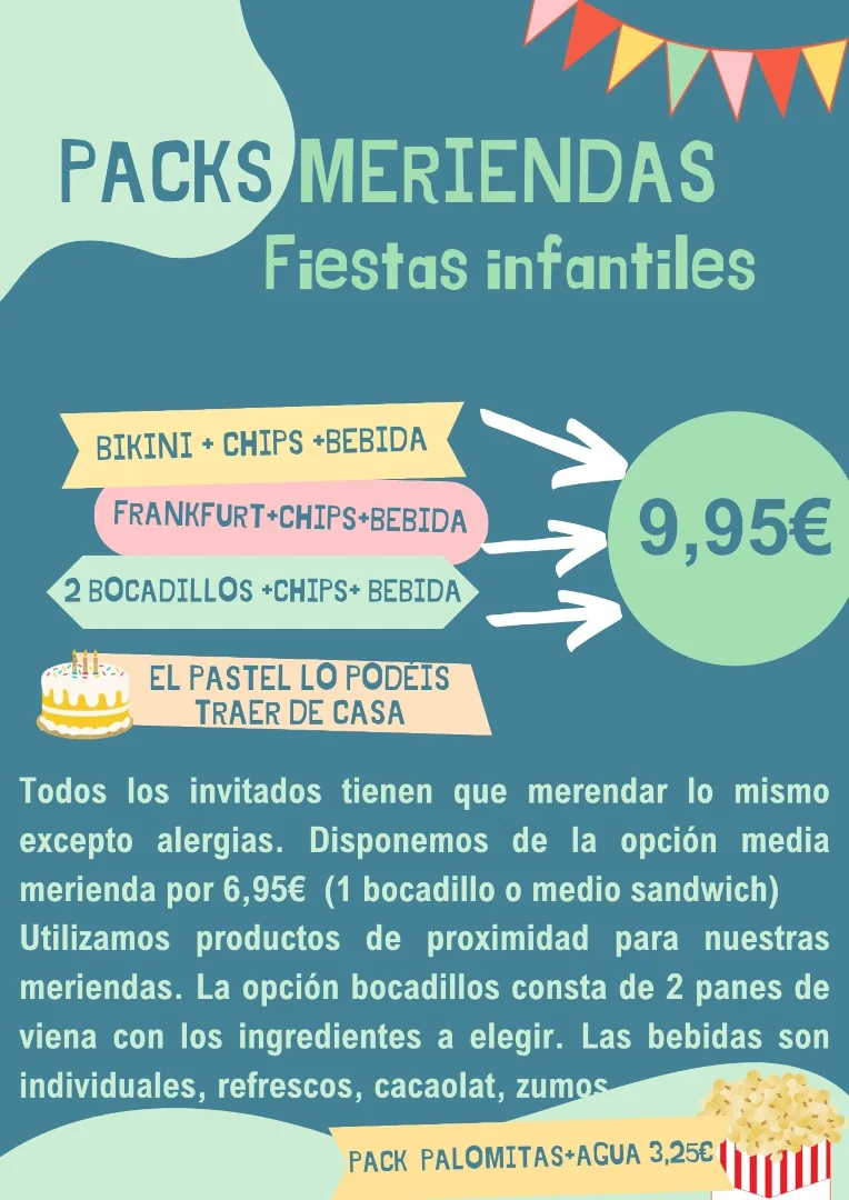 PACKS MERIENDAS 2025